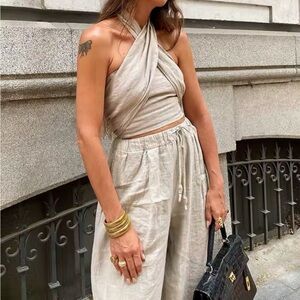 Elegant Tan Women's Set